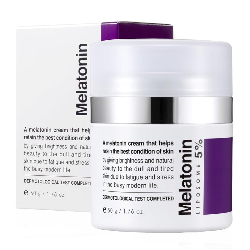 MAXCLINIC Time Return Melatonin Cream | Face Hydrating Cream & Face Moisturizer for Dry Skin | Relaxing Face Cream for Women & Men | Melatonin Face Cream for Resilient Skin, 1.76 oz - Image 1